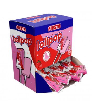 F. Lollipop Fresa 12G.Caja.20U