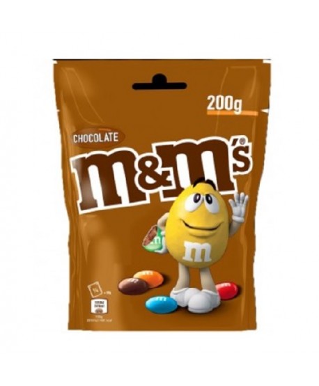 M&M Chocolate Pouch 200G....1U