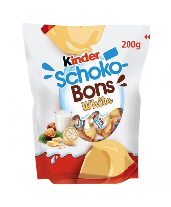 Kind Schokobons White 33U 200G