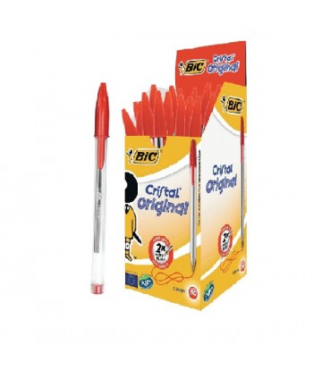 Boligrafos Bic Rojos...50 U