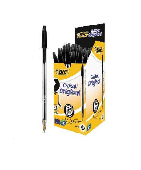 Boligrafo Bic Negro....50 U