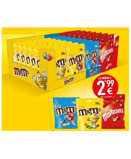 Lote M&M+Malt Bitesize....23 U