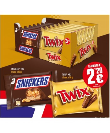 L Multipacks Twix+Snicker 14 U